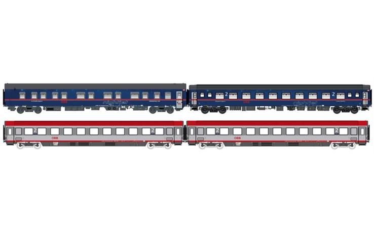 LS 97033 Nachtzugwagen-Set 4-tlg ÖBB, H0
