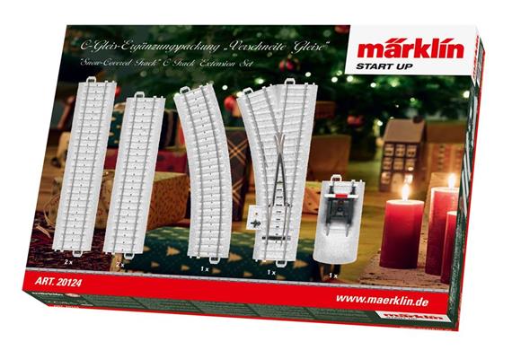 Märklin 020124 C-Gleis-Ergänzungspackung "Verschneite Gleise", H0