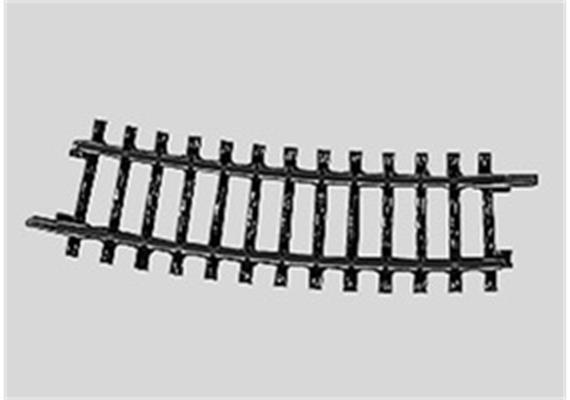 Märklin 02223 Gleis geb.r360 mm.15 Gr.