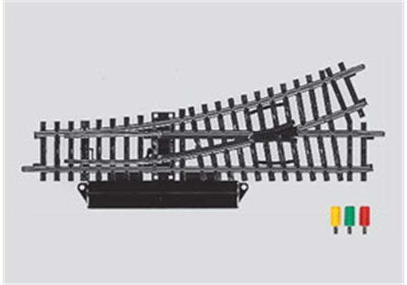 Märklin 02262 El. Weiche links r424.6 mm