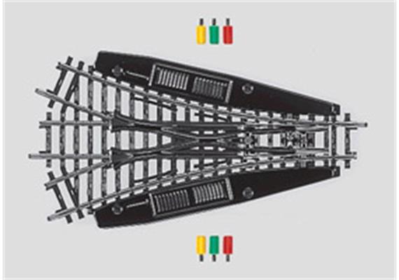 Märklin 02270 Dreiwegweiche r424.6 mm