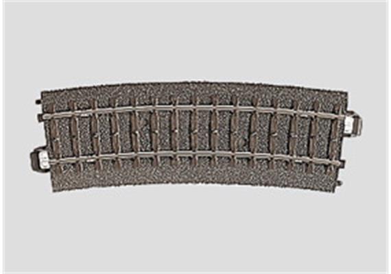 Märklin 024215 Gleis geb. r437.5 mm.15 Gr.