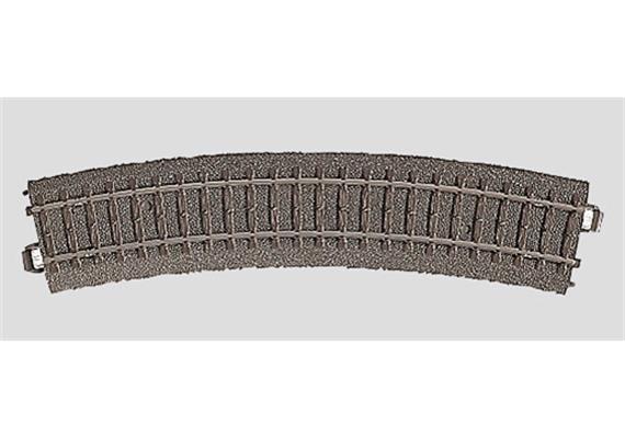 Märklin 024224 Gleis geb.r437.5 mm.24.3 Gr.