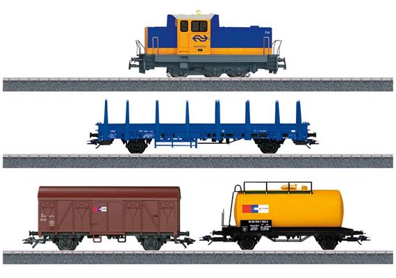 Märklin 029023 Startpackung Reihe 700 Niederländischer Güterzug NS, H0 AC mfx Digital