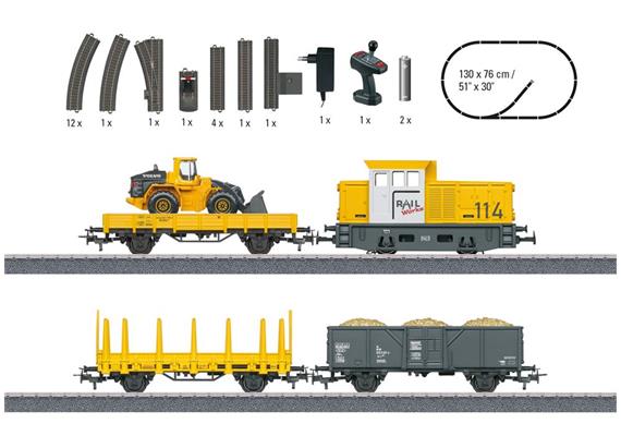 Märklin 029188 Startpackung "Baustelle", H0 AC mfx Digital