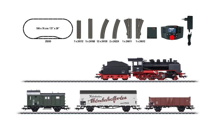 Märklin 029249 Digital-Startpackung "Nahgüterzug mit BR 24", H0 AC Digital Sound