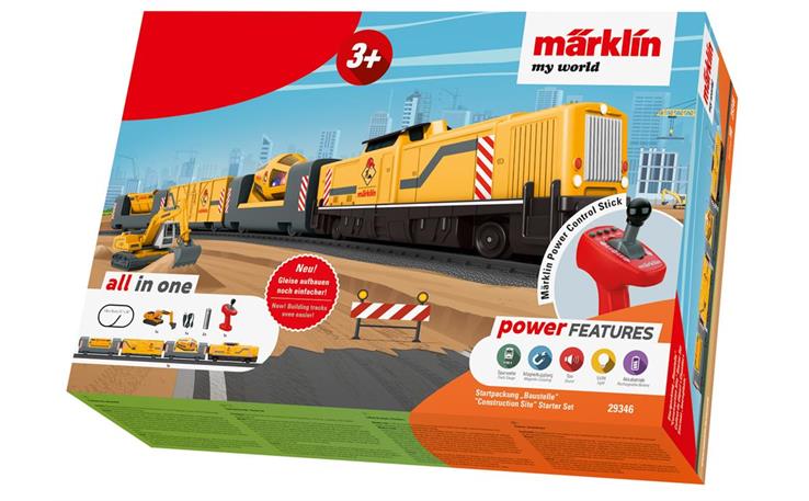 Märklin 029346 Startpackung Baustelle my word, H0 batteriebetrieben