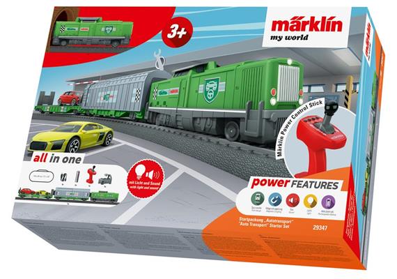 Märklin 029347 My World Startpackung "Autotransport-Zug", H0