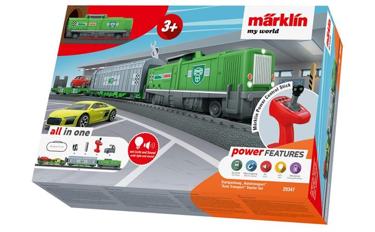 Märklin 029347 My World Startpackung "Autotransport-Zug", H0
