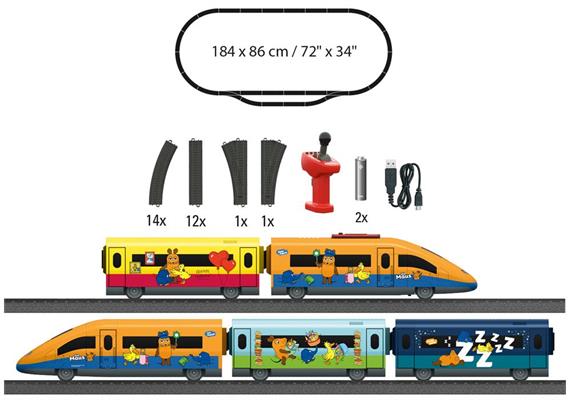 Märklin 029381 Startpackung "Mauszug" für Kinder ab 3 Jahren, H0
