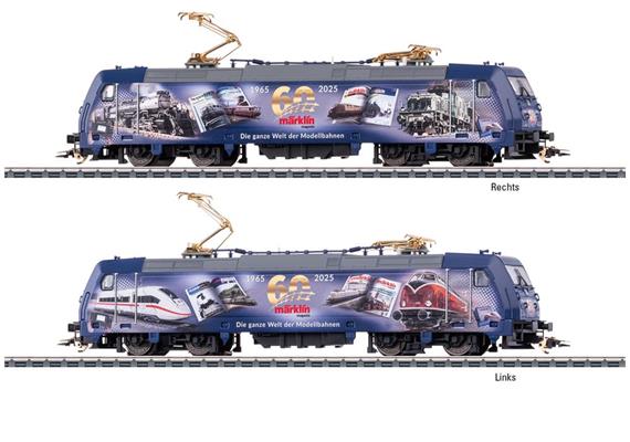 Märklin 036060 E-Lok BR 185 60 Jahre Märklin Magazins, H0 AC mfx Digital Sound