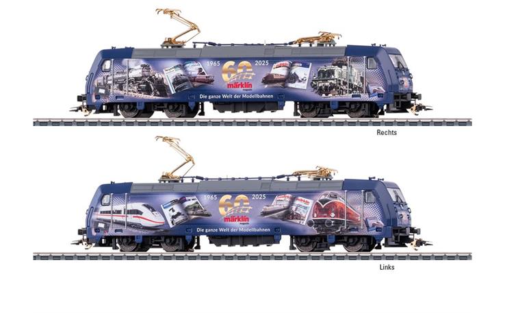 Märklin 036060 E-Lok BR 185 60 Jahre Märklin Magazins, H0 AC mfx Digital Sound