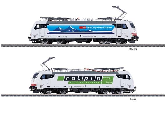 Märklin 038801 E-Lok BR 186 Akiem SAS/SBB Cargo Int., H0 AC mfx+ Digital Sound