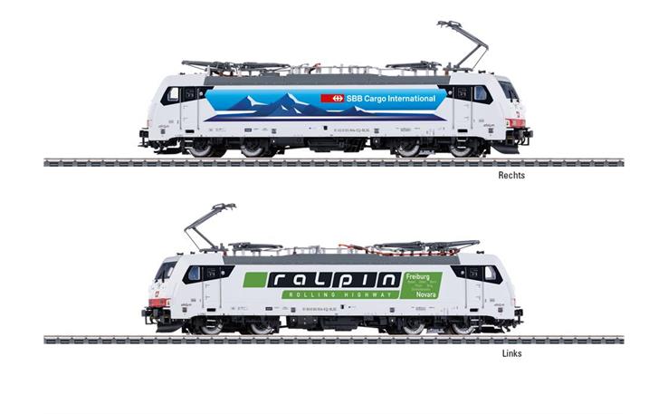 Märklin 038801 E-Lok BR 186 Akiem SAS/SBB Cargo Int., H0 AC mfx+ Digital Sound