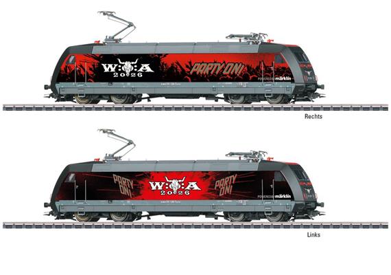 Märklin 039497 E-Lok BR 101 Wacken Open Air, H0 AC mfx+ Digital Sound