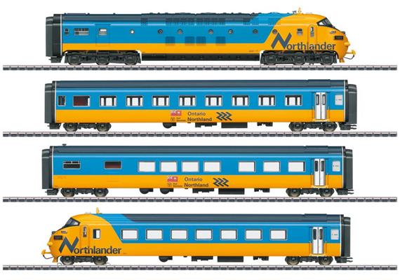 Märklin 039705 Dieseltriebzug Northlander ONR, H0 AC mfx+ Digital Sound