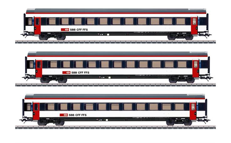 Märklin 042153 Personenwagenset 3-tlg EW IV SBB, H0