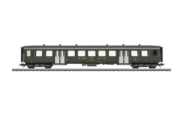 Märklin 043373 Leichtstahlwagen 2.Kl. SBB, H0 AC
