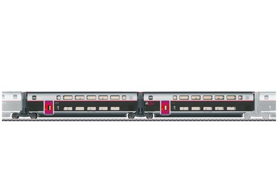 Märklin 043428 Ergänzungswagen-Set 1 zum TGV inOui SNCF, H0