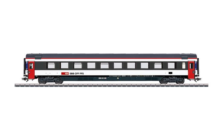 Märklin 043674 EuroCity-Schnellzugwagen Bpm, 2. Kl. SBB, H0