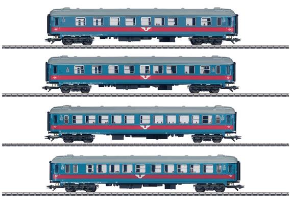 Märklin 043789 Personenwagen-Set 4-tlg SJ, H0 AC