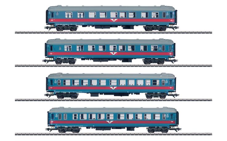 Märklin 043789 Personenwagen-Set 4-tlg SJ, H0 AC