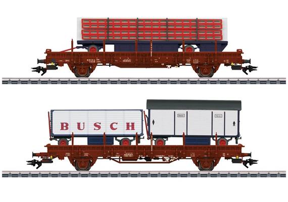 Märklin 045042 Güterwagen-Set 2-tgl Zirkus Busch DR, H0
