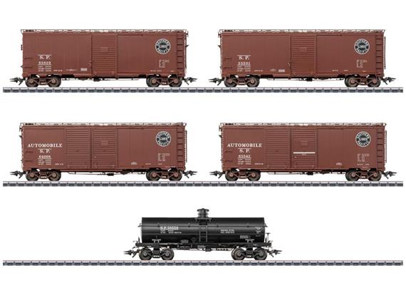 Märklin 045667 Güterwagen-Set 5-tlg Southern Pacific, H0 AC
