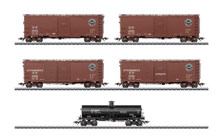 Märklin 045667 Güterwagen-Set 5-tlg Southern Pacific, H0 AC