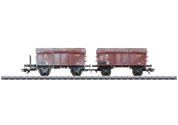 Märklin 046018 Klappdeckelwagen-Paar SNCB, H0