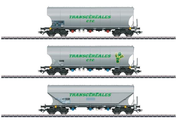 Märklin 046346 Getreidesilowagen-Set Ermewa SA, H0