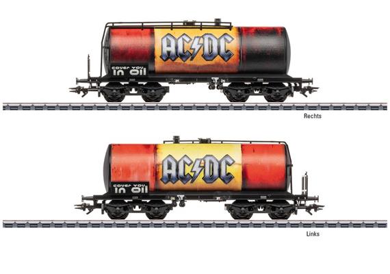 Märklin 046530 AC/DC Kesselwagen "Cover you in Oil", H0