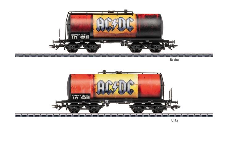 Märklin 046530 AC/DC Kesselwagen "Cover you in Oil", H0