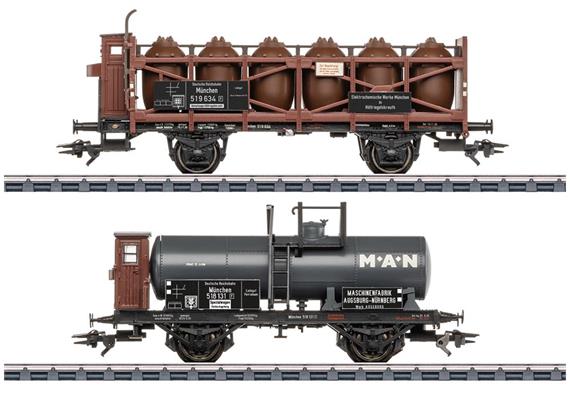 Märklin 046570 Güterwagen-Set 2-tlgb zur Dampflok BR 56.34-35, H0 AC