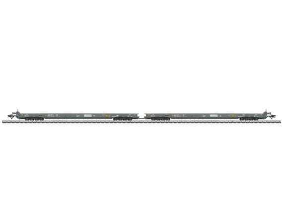 Märklin 047407 Güterwagen-Set 2-tlg "Rollende Landstrasse" Ralpin, H0