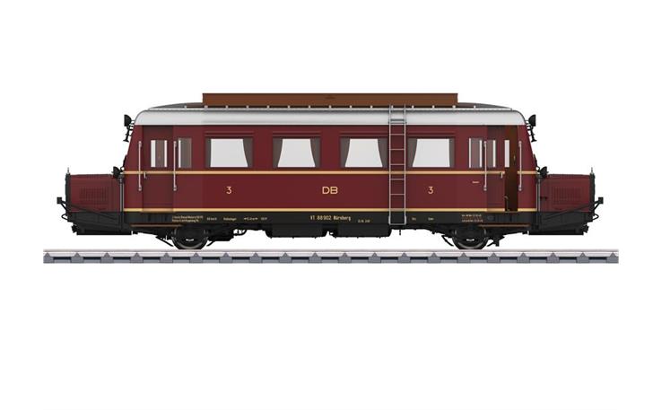 Märklin 055133 Dieseltriebwagen VT 88.9 "Schweineschnäuzchen" DB, Spur 1 Digital Sound