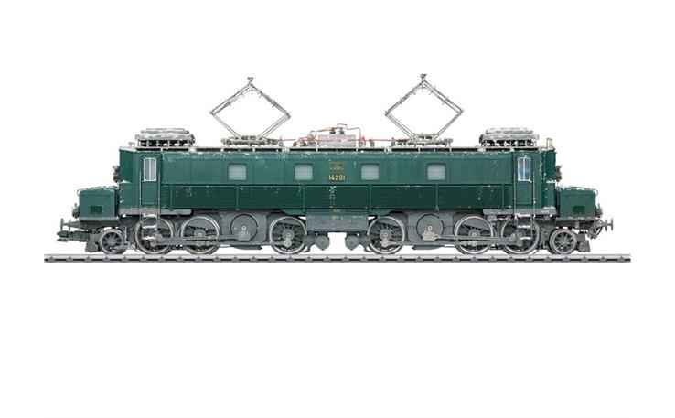Märklin 055525 E-Lok Ce 6/8 I Köfferli verschneit SBB, Spur 1 mfx Digital Sound