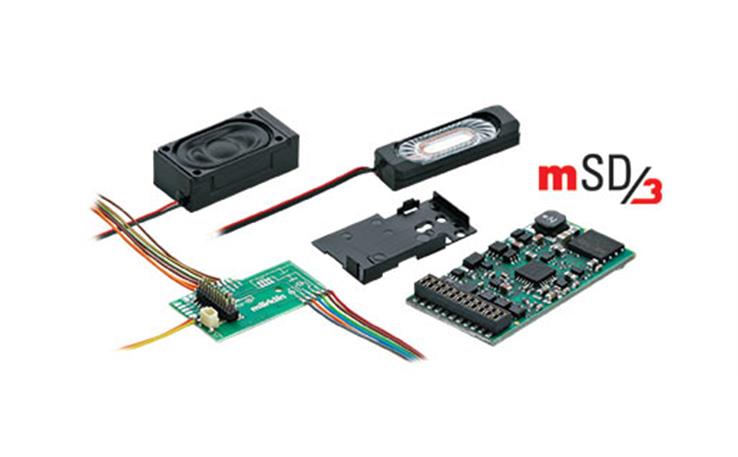 Märklin 060976 SoundDecoder mSD3 Voreingestellter Sound einer Diesellokomotive, H0