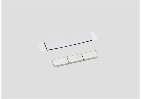 Märklin 07557 Fahrzeugmagnete 13x7x2.5 mm, 3 Stück