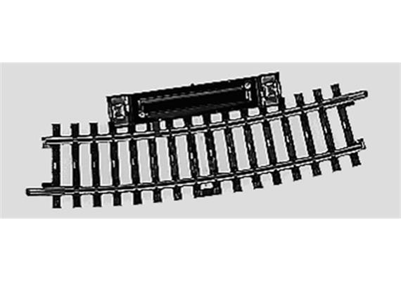 Märklin 2239 Schaltgleis gebogen r424,6mm, 15 Grad H0 K-Gleis