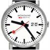 MONDAINE, EVO Gents Big Size, Big Date, Bahnhofsuhr, Large