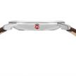 MONDAINE, Simply Elegant 40mm, braune Lederarmbanduhr, poliert | Bild 2