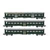 MW-Modell N-CH-220a Leichtstahlwagenset 3-tlg SBB, Spur N
