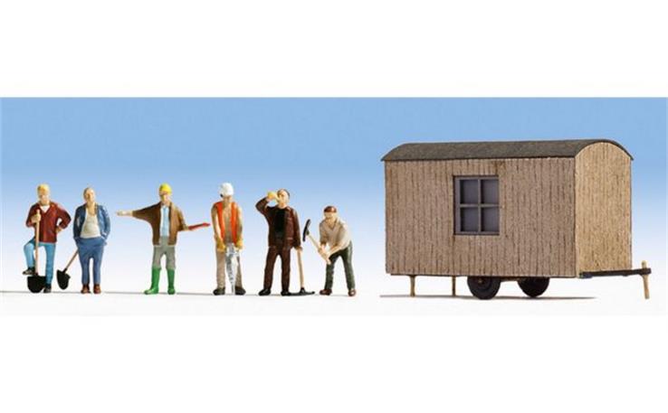 Noch 12010 Auf der Baustelle - inkl. Laser-Cut Gebäude und 6 Figuren