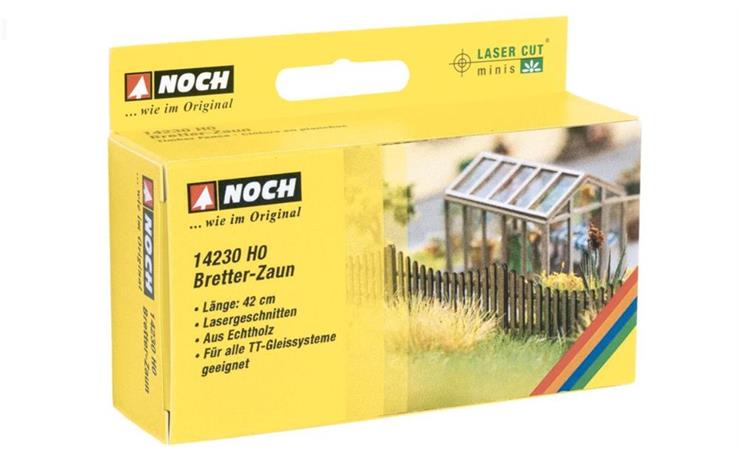 Noch 14230 L-C Bretter-Zaun