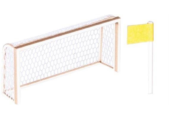 Noch 14399 Fussballtore und Eckfahnen (Laser-Cut minis)