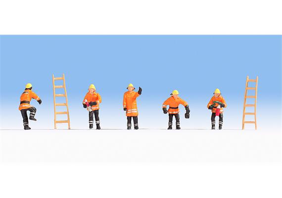Noch 15022 Feuerwehr (orange Schutzanzüge)