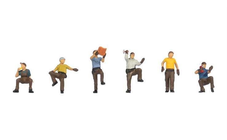 Noch 15049 Dachdecker, Set mit 6 Figuren