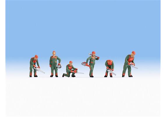 Noch 15061 Waldarbeit, Set mit 6 Figuren