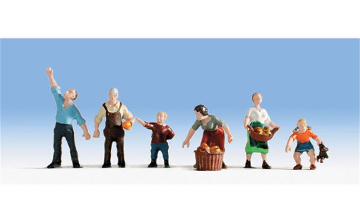 Noch 15612 Obsternte, Set mit 6 Figuren